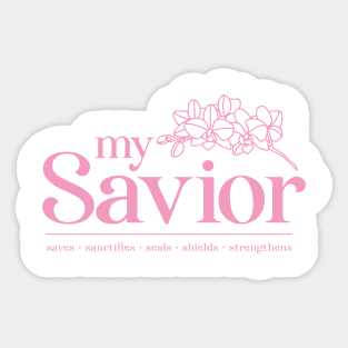 My Savior Sticker